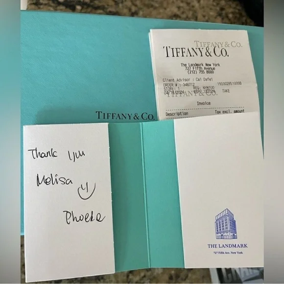 Tiffany & Co. Heart Tag Necklace RARE LIMITED EDITION 727 Fifth Ave Necklace - Picture 11 of 11